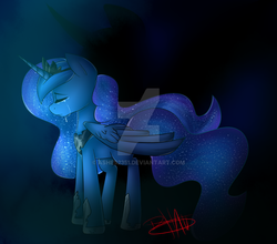 Size: 1024x901 | Tagged: safe, artist:ashes2351, princess luna, g4, crying, female, sad, solo, watermark