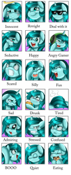 Size: 1280x3148 | Tagged: safe, artist:pridark, oc, oc only, oc:ambient waves, fox, fox pony, hybrid, kitsune, kitsune pony, original species, pony, unicorn, blushing, emotions, solo