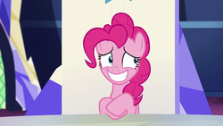 Size: 1920x1080 | Tagged: safe, screencap, pinkie pie, earth pony, pony, g4, party pooped, female, mare, solo