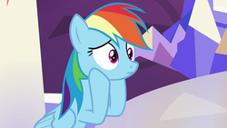 Size: 1920x1080 | Tagged: safe, screencap, rainbow dash, pony, g4, party pooped, female, mare, solo