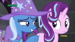 Size: 1920x1080 | Tagged: safe, screencap, starlight glimmer, trixie, pony, g4, to where and back again