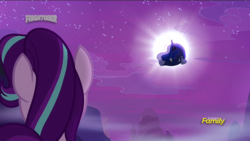 Size: 1920x1080 | Tagged: safe, screencap, princess luna, starlight glimmer, pony, g4, to where and back again
