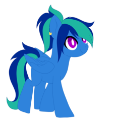 Size: 2736x3000 | Tagged: safe, artist:kittii-kat, oc, oc only, oc:music video, pegasus, pony, high res, solo