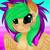 Size: 960x960 | Tagged: safe, artist:mayrrots6631, oc, oc only, oc:kiwi, pony, solo