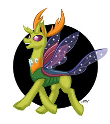 Size: 720x815 | Tagged: safe, artist:texasuberalles, thorax, changedling, changeling, g4, to where and back again, haters gonna hate, king thorax, male, meme, solo