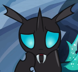 Size: 538x502 | Tagged: safe, screencap, thorax, changeling, g4, to where and back again, animated, gif, loop, male, solo