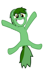 Size: 768x1299 | Tagged: safe, oc, oc only, oc:tree saver, earth pony, pony, irrational exuberance, smiling, solo