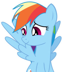 Size: 2591x2928 | Tagged: safe, artist:sketchmcreations, rainbow dash, pegasus, pony, g4, top bolt, cute, dashabetes, female, flying, high res, proud, simple background, smiling, solo, transparent background, vector