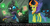 Size: 1161x612 | Tagged: safe, artist:luigi-mario, artist:vavacung, screencap, thorax, oc, oc:loveless, oc:loveless nova, changedling, changeling, g4, my little pony: friendship is magic, to where and back again, cropped, king thorax, op is a duck