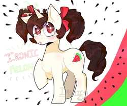 Size: 2854x2371 | Tagged: safe, artist:ironic-poodle-melons, oc, oc only, pony, high res, solo