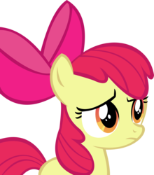 Size: 10512x11920 | Tagged: safe, artist:cyanlightning, apple bloom, earth pony, pony, for whom the sweetie belle toils, g4, .svg available, absurd resolution, female, filly, foal, simple background, solo, transparent background, vector