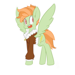 Size: 1024x1024 | Tagged: safe, artist:silverknight27, oc, oc only, oc:charged archetype, pegasus, pony, bomber jacket, solo