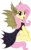 Size: 6293x10000 | Tagged: safe, artist:kysss90, artist:salemcat, fluttershy, g4, scare master, absurd resolution, clothes, costume, cute, fake flutterbat, female, flutterbat costume, nightmare night, nightmare night costume, shyabates, shyabetes, simple background, solo, transparent background, vector