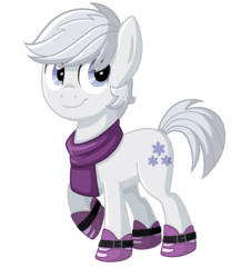 Size: 1368x1512 | Tagged: safe, artist:thecheeseburger, double diamond, earth pony, pony, g4, boots, clothes, male, scarf, simple background, smiling, solo, stallion, transparent background