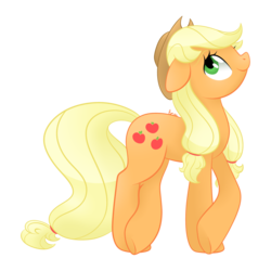 Size: 2000x2000 | Tagged: safe, artist:orcakisses, applejack, pony, g4, female, high res, solo