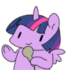 Size: 100x100 | Tagged: safe, artist:pohwaran, twilight sparkle, alicorn, pony, g4, aikatsu!, animated, cute, female, frame by frame, gif, gif for breezies, icon, microphone, parody, picture for breezies, simple background, solo, transparent background, twiabetes, twilight sparkle (alicorn)