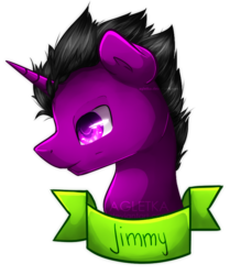 Size: 680x815 | Tagged: safe, artist:agletka, oc, oc only, oc:jimmy chap, pony, badge, commission, solo, ych result