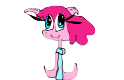 Size: 1215x786 | Tagged: safe, pinkie pie, earth pony, anthro, g4, female, nightmare fuel, solo