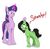 Size: 1050x1024 | Tagged: safe, artist:crownhound, twilight sparkle, oc, oc:filly anon, alicorn, pony, g4, dialogue, ear pull, female, filly, simple background, stahp, tooth gap, twilight sparkle (alicorn), white background