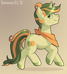 Size: 900x1000 | Tagged: safe, artist:somepony-ul, oc, oc only, pony, unicorn, cute, freckles, long tail, male, solo, stallion