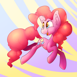 Size: 2000x2000 | Tagged: safe, artist:aegann, pinkie pie, g4, female, high res, ponk, solo