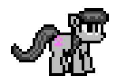 Size: 172x118 | Tagged: safe, octavia melody, g4, female, mega man (series), megapony, pixel art, simple background, solo, sprite, transparent background, video game