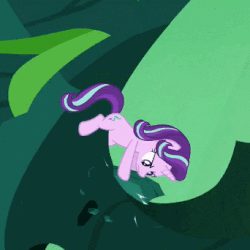 Size: 342x342 | Tagged: safe, edit, edited screencap, screencap, starlight glimmer, pony, unicorn, g4, to where and back again, animated, banging, chrysalis' throne, female, gif, mare, rock, solo, throne