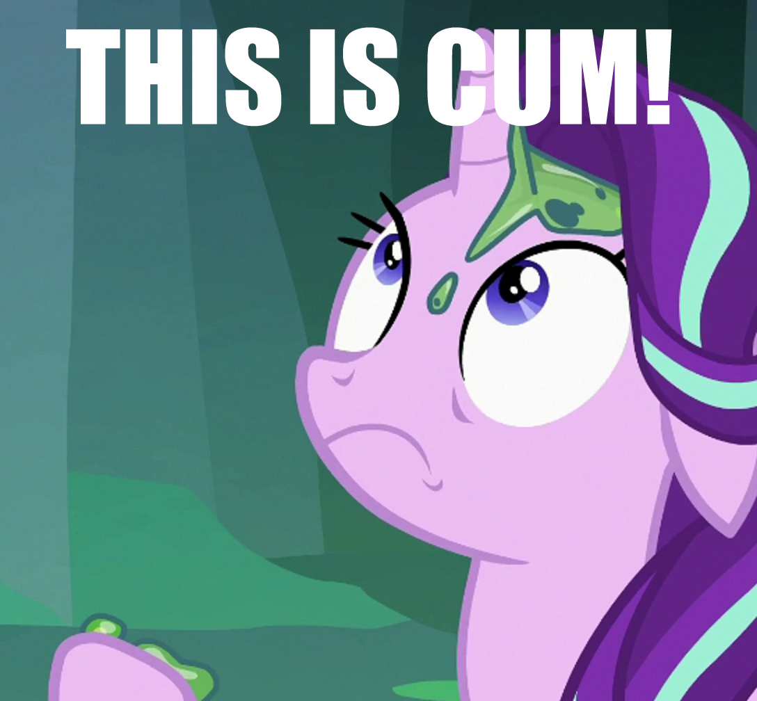 1281079 - questionable, edit, edited screencap, screencap, starlight  glimmer, pony, unicorn, g4, to where and back again, caption, female,  horrified, implied cum, male, mare, randy marsh, solo, south park -  Derpibooru