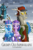 Size: 1000x1500 | Tagged: safe, artist:berrypawnch, discord, queen chrysalis, starlight glimmer, thorax, trixie, pony, unicorn, g4, to where and back again, clothes, coat, equal cutie mark, female, floppy ears, frown, glasses, grumpy old men, hat, looking at each other, looking at you, mare, reformed four, s5 starlight, smiling, snow, snowfall, staff, staff of sameness, underhoof
