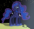 Size: 1410x1200 | Tagged: safe, artist:rocketsex, princess luna, g4, female, moon, solo, space, stars