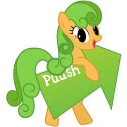 Size: 671x671 | Tagged: safe, artist:evilbob0, earth pony, pony, ponified, puush, sign, simple background, solo, transparent background