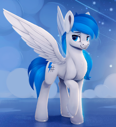 Size: 1200x1324 | Tagged: safe, artist:rodrigues404, oc, oc only, pegasus, pony, solo
