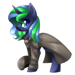 Size: 1863x1875 | Tagged: safe, artist:scarlet-spectrum, oc, oc only, oc:star gazer, pony, unicorn, fallout equestria, clothes, commission, simple background, smiling, solo, transparent background, wavy mouth