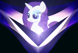 Size: 1400x960 | Tagged: safe, artist:asdflove, artist:exnaider, rarity, pony, unicorn, g4, alternate hairstyle, female, lens flare, mare, solo, vector, wallpaper