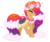 Size: 3000x2500 | Tagged: safe, artist:crystal-tranquility, oc, oc only, original species, pond pony, eyes closed, flower, high res, solo