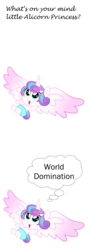 Size: 1200x3406 | Tagged: safe, princess flurry heart, g4, baby, comic, diaper, evil flurry heart, female, solo, world domination