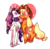 Size: 846x833 | Tagged: safe, artist:nabajandra, applejack, rarity, earth pony, pony, unicorn, g4, applejack's hat, blushing, cheek kiss, cowboy hat, eyes closed, female, hat, heart, kissing, lesbian, mare, raised hoof, ship:rarijack, shipping, simple background, transparent background, unshorn fetlocks