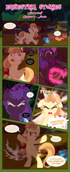 Size: 1919x4698 | Tagged: safe, artist:estories, discord, oc, oc:alice goldenfeather, oc:penumbra, draconequus, pegasus, pony, comic:find yourself, g4, angry, bipedal, comic, crying, eyes closed, female, hirudo, injured, mare, open mouth, speech bubble, tears of anger