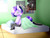 Size: 3900x3000 | Tagged: safe, artist:itsizzybel, oc, oc only, pony, bed, grumpy, high res, poster, solo