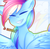 Size: 1864x1838 | Tagged: safe, artist:kurochhi, rainbow dash, g4, female, so awesome, solo