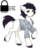 Size: 646x777 | Tagged: safe, artist:stardrawsponies, oc, oc only, oc:padlock, earth pony, pony, buttons, clothes, female, simple background, solo, tongue out, unshorn fetlocks, white background, writing