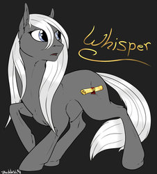 Size: 1024x1132 | Tagged: dead source, safe, artist:backlash91, oc, oc only, oc:whisper winds, changeling, earth pony, pony, fallout equestria, fanfic:fallout equestria: the chrysalis, disguise, disguised changeling, solo