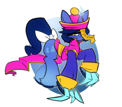 Size: 1597x1403 | Tagged: safe, artist:bbsartboutique, oc, oc only, oc:blue bell, jiangshi, pony, unicorn, clothes, cosplay, costume, darkstalkers, halloween, hsien-ko, nightmare nights dallas, solo