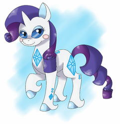 Size: 1207x1250 | Tagged: safe, artist:sweetheart-arts, rarity, g4, crossover, female, pokémon, solo, unshorn fetlocks