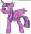 Size: 596x661 | Tagged: safe, artist:cmara, twilight sparkle, alicorn, pony, g4, female, solo, traditional art, twilight sparkle (alicorn)