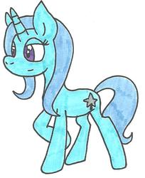 Size: 562x689 | Tagged: safe, artist:cmara, trixie, pony, unicorn, g4, female, mare, solo, traditional art