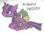 Size: 733x546 | Tagged: safe, artist:cmara, spike, twilight sparkle, alicorn, pony, g4, traditional art, twilight sparkle (alicorn)