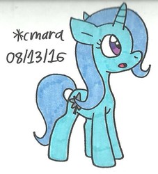 Size: 551x607 | Tagged: safe, artist:cmara, trixie, pony, unicorn, g4, female, mare, solo, traditional art