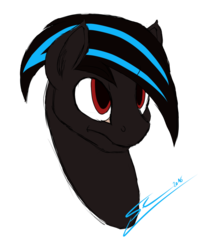 Size: 1269x1515 | Tagged: safe, artist:speed-chaser, oc, oc only, oc:kingosprey, earth pony, pony, bust, simple background, solo, transparent background
