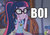 Size: 1226x855 | Tagged: safe, artist:fuzzyfurvert, edit, edited screencap, screencap, sci-twi, spike, spike the regular dog, twilight sparkle, dog, equestria girls, g4, legend of everfree - bloopers, my little pony equestria girls: legend of everfree, blooper, boi, image macro, meme, text